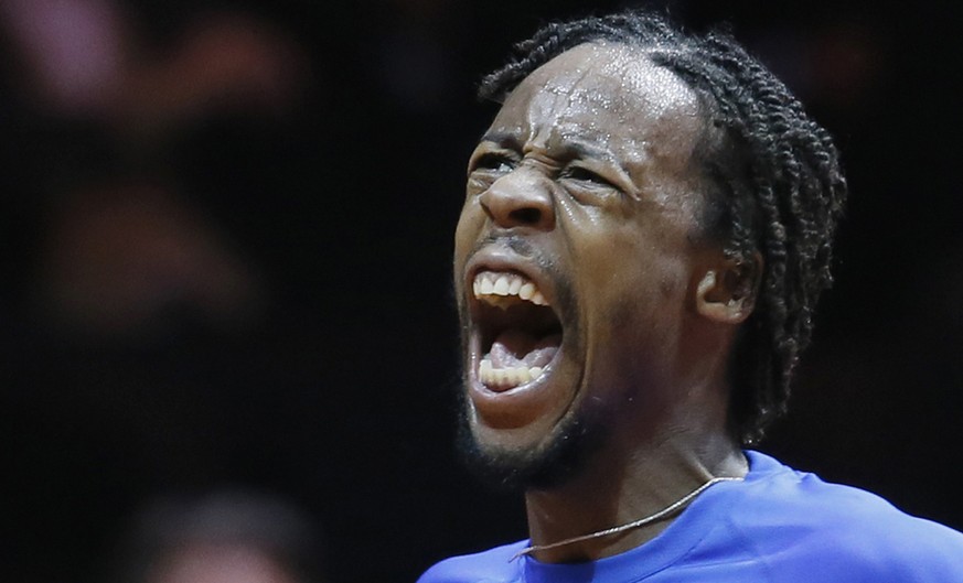 Monfils brachte die Emotionen für Frankreich zurück.