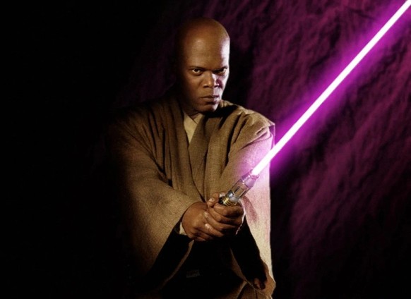 Samuel L. Jackson als Mace Windu in Star Wars