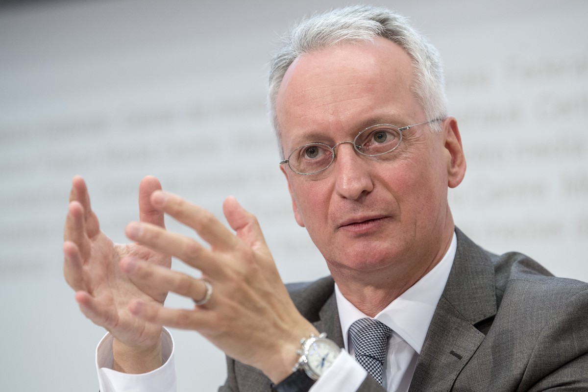 Stefan C. Wolter, Direktor Schweizerische Koordinationsstelle fuer Bildungsforschung SKBF, spricht anlaesslich der Veroeffenlichung des Bildungsberichts Schweiz 2018, am Dienstag, 19. Juni 2018, in Be ...