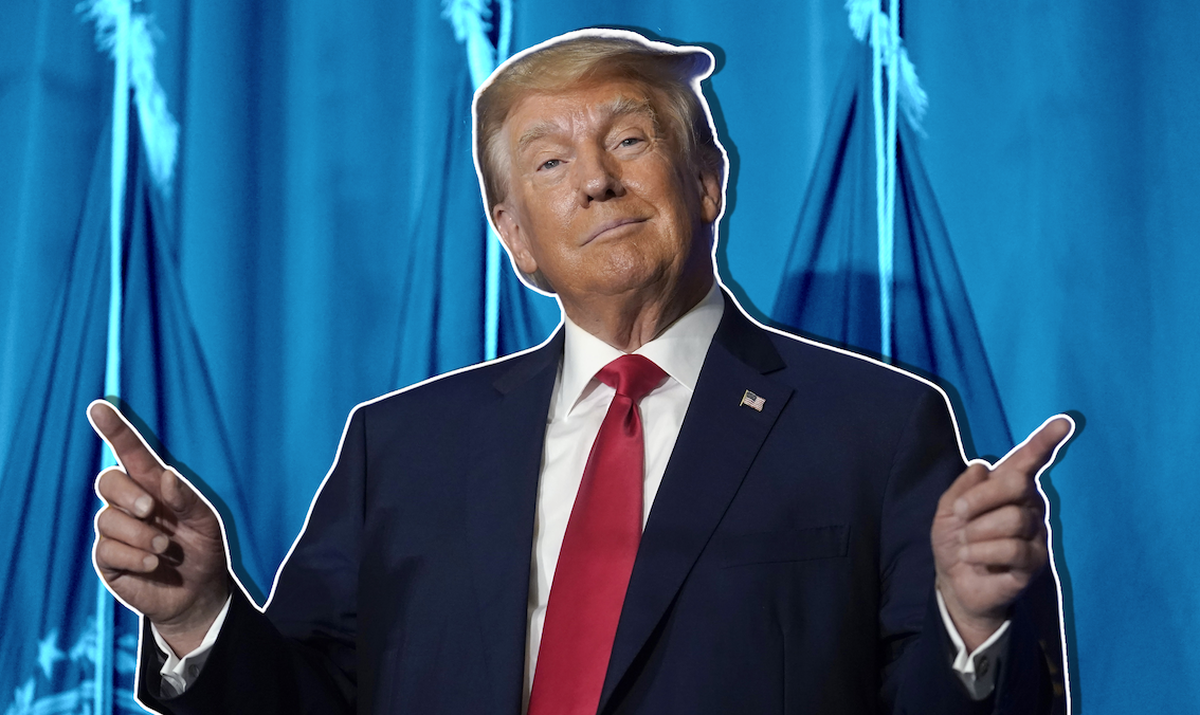 Donald Trump is back.