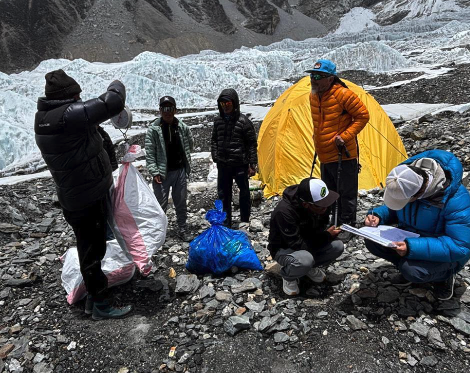 Mount Everest Müll Abfall