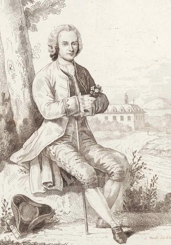 Jean-Jacques Rousseau sah in den Alpen einen Sehnsuchtsort und einen Hort der ursprünglichen Natur.
https://permalink.nationalmuseum.ch/100155862