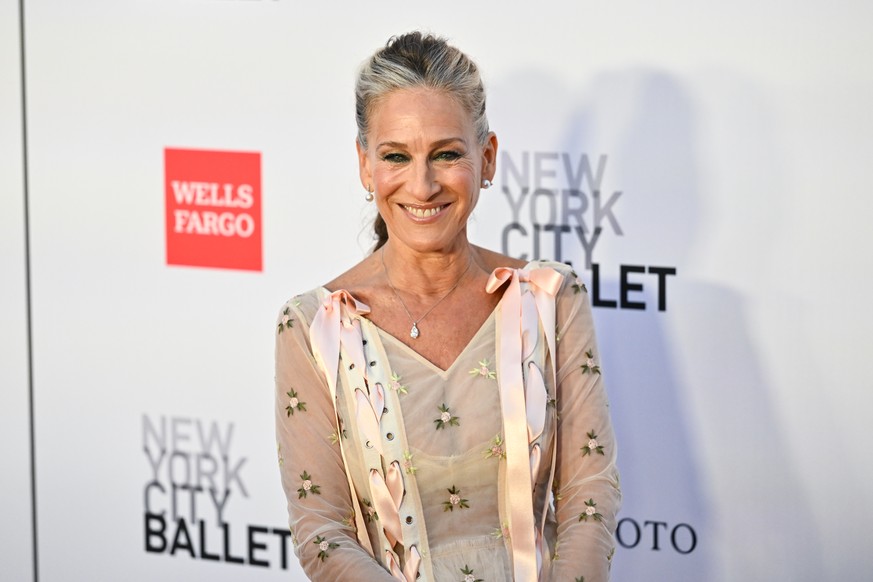 Sarah Jessica Parker attends the New York City Ballet Fall Fashion Gala at the David H. Koch Theater on Thursday, Oct. 1, 2026, in New York. (Photo by Evan Agostini/Invision/AP)
Sarah Jessica Parker