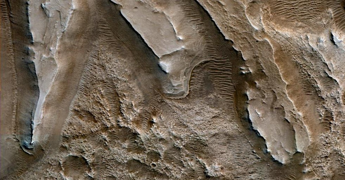 Le cratère de Jezero ou s'est posé le rover.