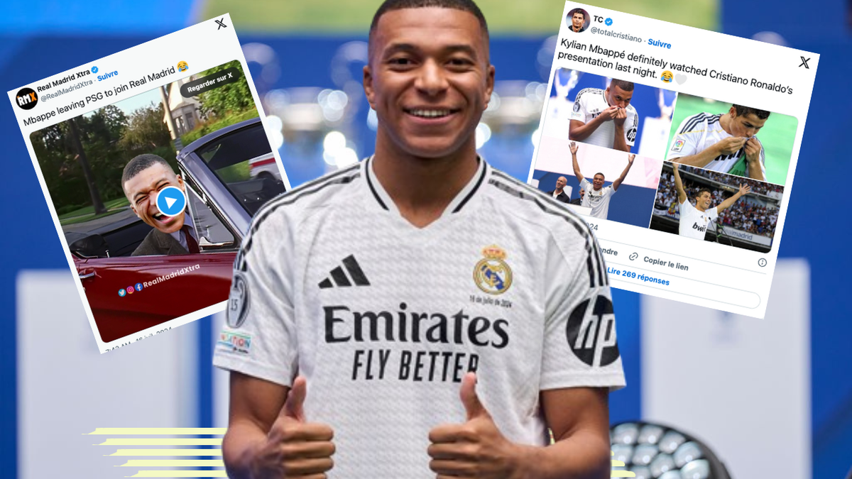 La présentation de Mbappé au Real Madrid a fait marrer le web