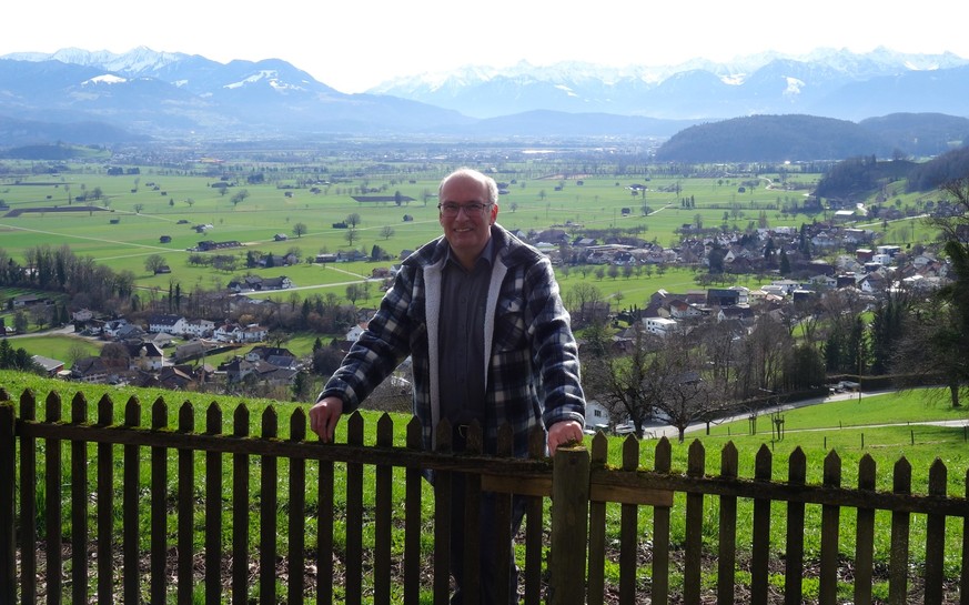 Besuch Zuhause auf dem Bio-Bauernhof in Altstätten SG von Markus Ritter, Mitte-Nationalrat und Präsident des Schweizerischen Bauernverbands (SBV), Mittwoch, 21.02.2024.