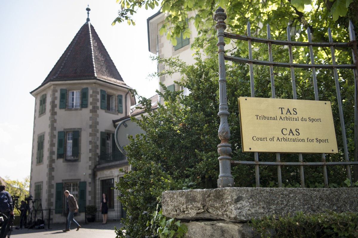 epa07539581 A general view of the Court of Arbitration for Sport (CAS) headquarters before the release of the decision in the case of South Africa's runner Caster Semenya, in Lausanne, Switzerlan ...