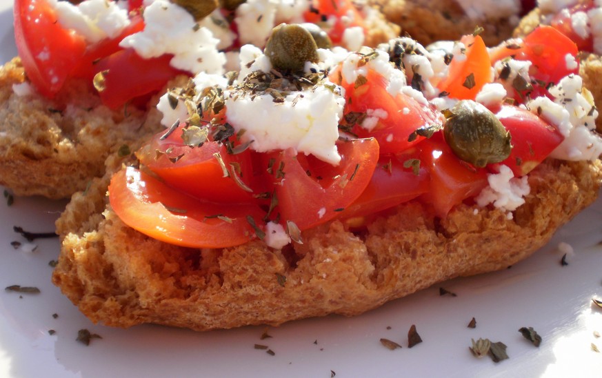 http://gobuddycook.com/recipe/recipe/view/37/ dakos kretischer salat bruschetta kreta griechenland griechisch