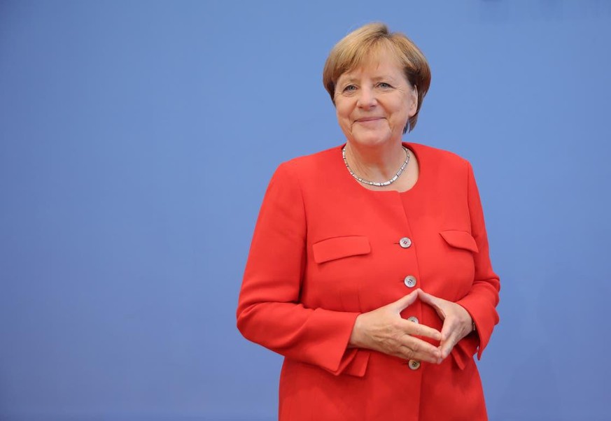 Die Marke und ihr Zeichen: Angela Merkel macht die Raute.