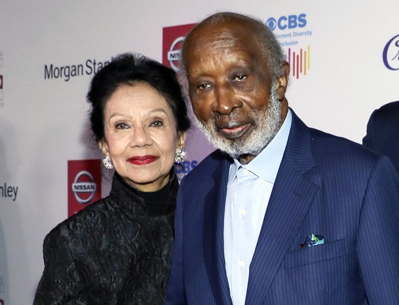 FILE - Jacqueline Avant, left, and Clarence Avant appear at the 11th Annual AAFCA Awards in Los Angeles on Jan. 22, 2020. Clarence Avant, the manager, entrepreneur, facilitator and adviser who helped  ...