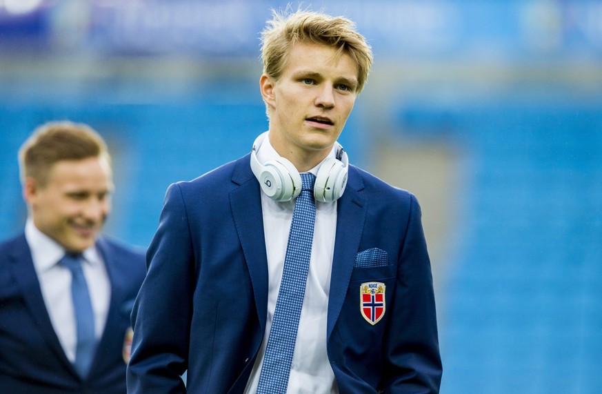 Martin Ödegaard unterwegs mit der norwegischen Nationalmannschaft – der U21 zumindest.