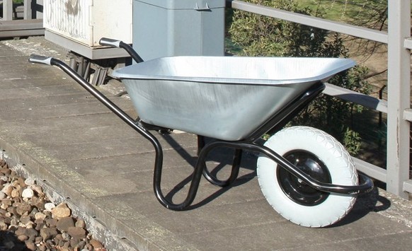 epa05880979 A handout photo made available by the Berlin Police shows a wheelbarrow which was apparently used in the burglary of the golden &#039;Big Maple Leaf&#039; coin, near Bode Museum on the Mus ...