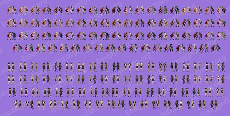 Diese Hautfarbenoptionen sind neue verfügbar.