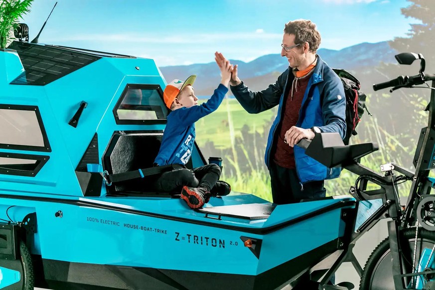 Boat bike tent boot velo zelt camping dings E-bike https://z-triton.com/