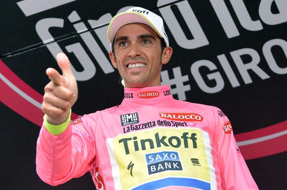 Die Luft wird dünner an der Spitze: Giro-Leader Alberto Contador.