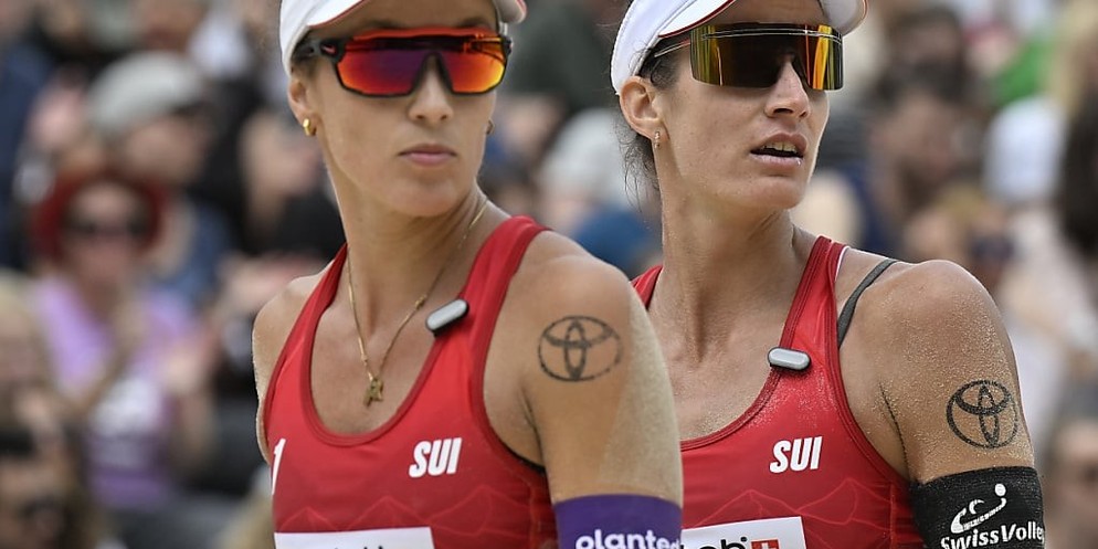 Anouk Vergé-Dépré (links) und Joana Mäder verpassen das Abschlussturnier in Bern.