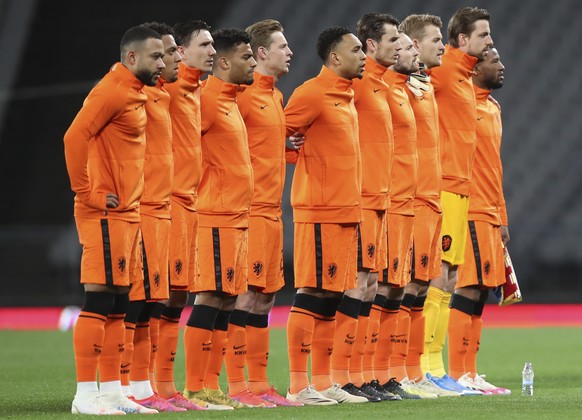Die Niederländer beim WM-Qualifikationsspiel gegen die Türkei am 24. März 2021.