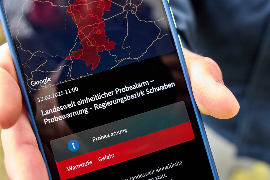 Die deutsche Warn-App Nina.