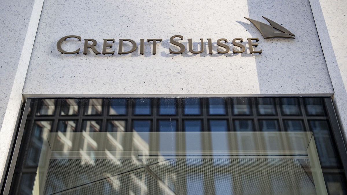 ARCHIVBILD ZUR MELDUNG, DASS DIE CREDIT SUISSE IN DER MOSAMBIK-AFFAERE FAST 475 MILLIONEN DOLLAR ZAHLEN MUSS --- Ein Logo der CS anlaesslich einer Medienkonferenz der Credit Suisse zur lancierung ihre ...