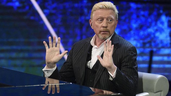 epa06462205 German former tennis player Boris Becker attends the &#039;Che tempo che fa&#039; RAI Tv program hosted by Fabio Fazio in Milan, Italy, 21 January 2018. EPA/FLAVIO LO SCALZO