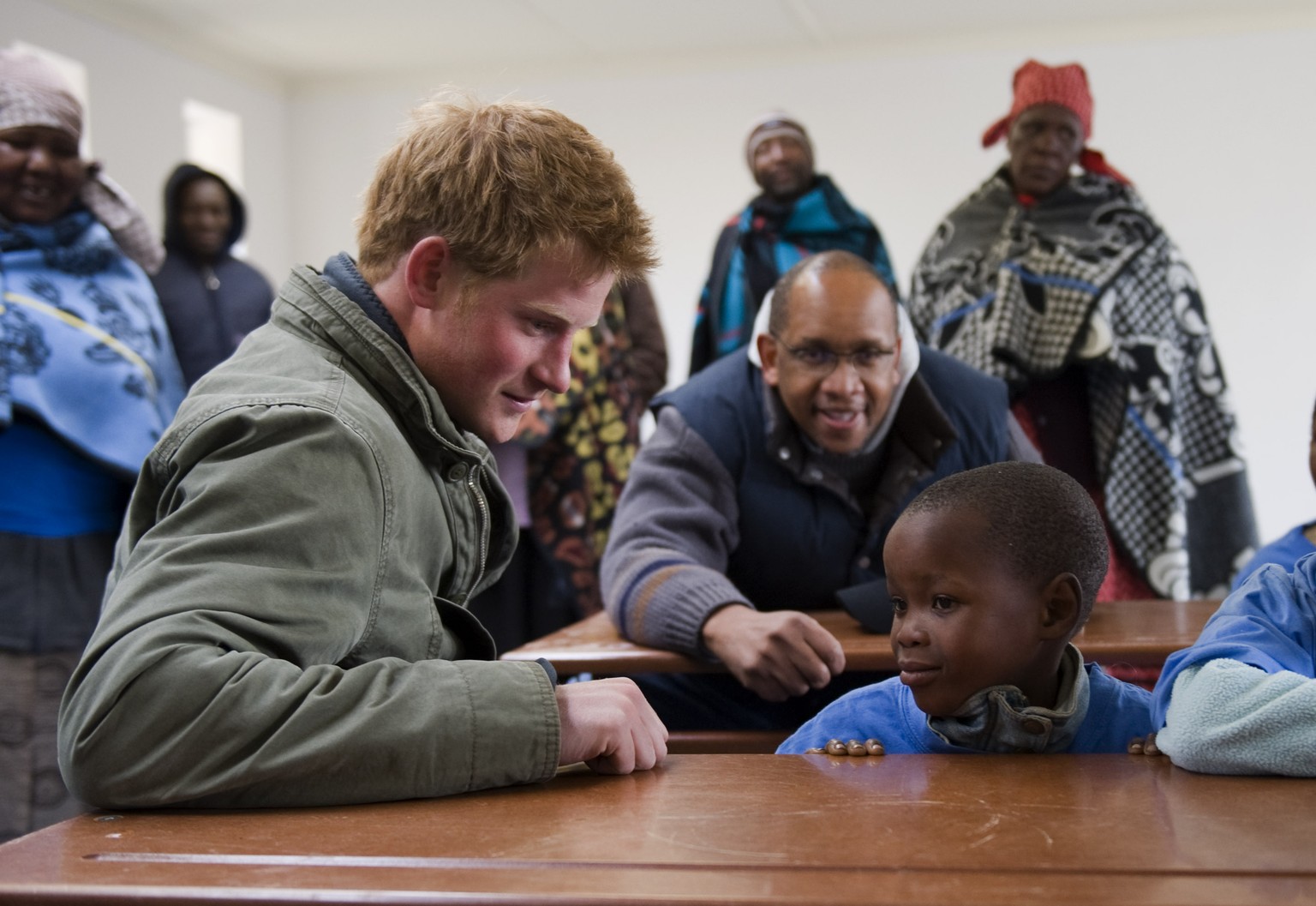 Prinz Harry besuchte im Juni 2010 Südafrika und Lesotho.