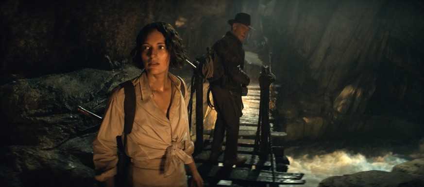 Indiana Jones und das Rad des Schicksals mit Harrison Ford und Phoebe Waller-Bridge