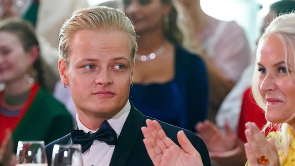 FILE - Norway's Marius Borg Hoiby and Crown Princess Mette-Marit in Oslo, June 16, 2022. (Lise Aserud/NTB Scanpix via AP, File)
Norway Royals
