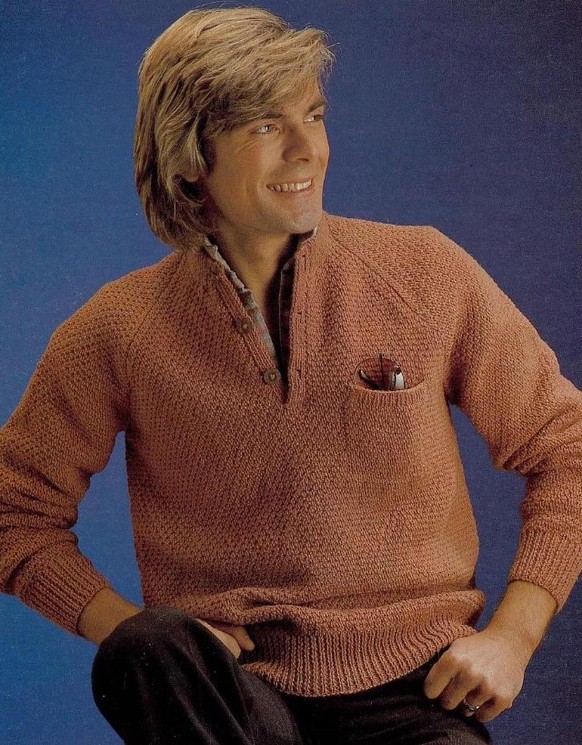 Männerpullis in den 80ern