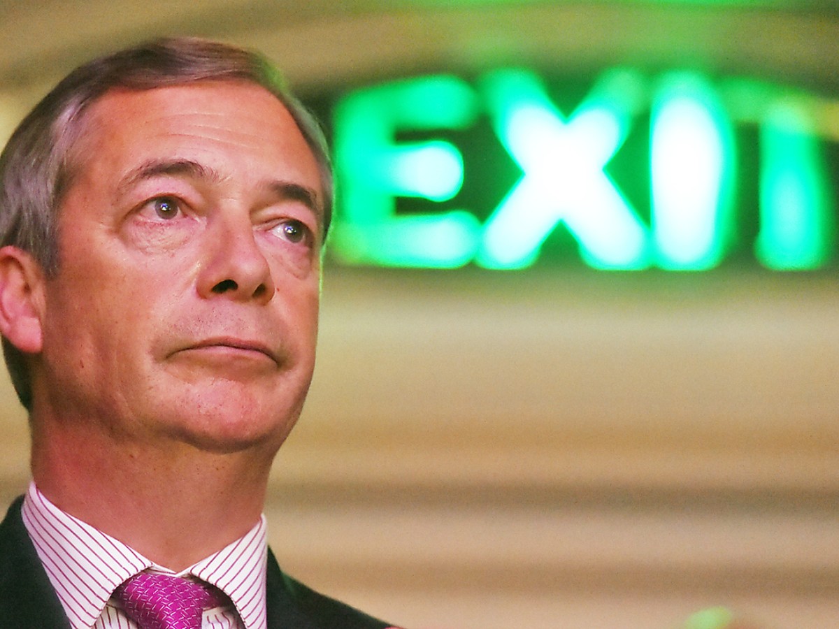 ARCHIV - Nigel Farage, Vorsitzender der Brexit-Partei. Foto: Kirsty O'connor/PA Wire/dpa
