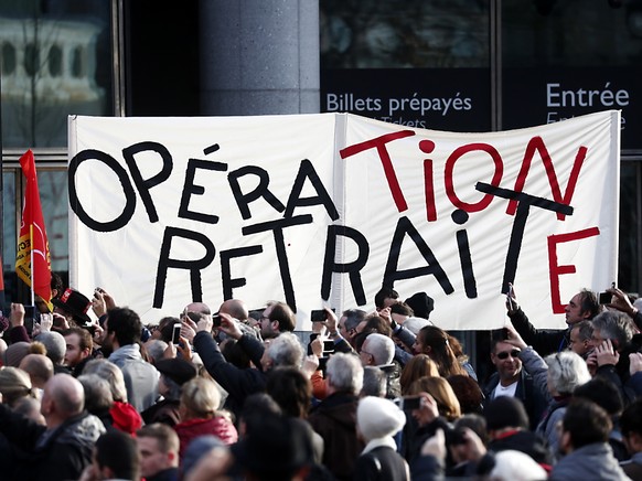 Auch die Oper in Paris wird bestreikt. (Bild vom 17. Dezember)