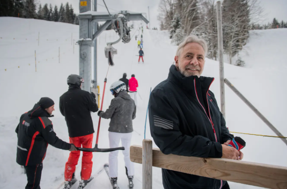 Theo Schnider ist Verwaltungsratspräsident der Bergbahnen Sörenberg. Hier 2019 am Skilift Ochsenweid.