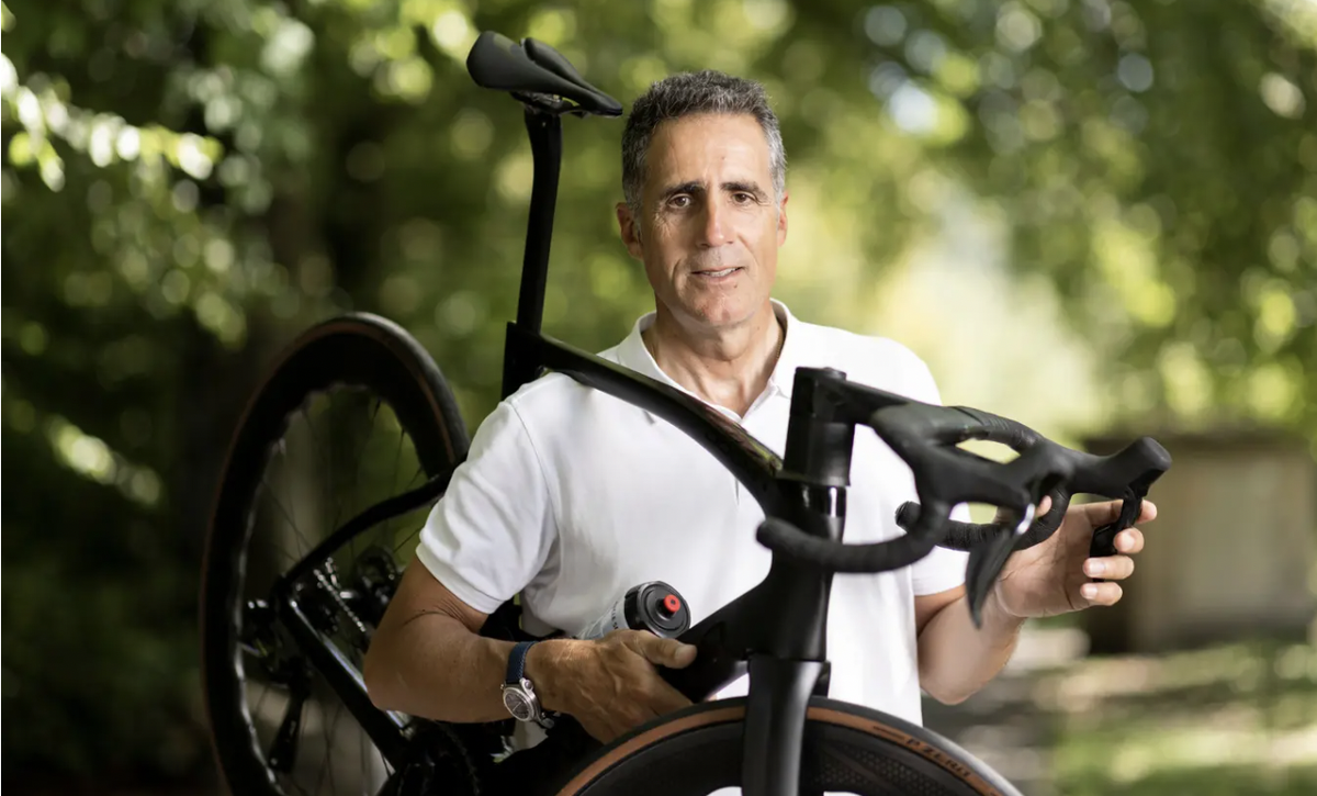 Indurain lors de son dernier passage en Suisse.