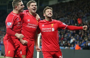 Steven Gerrard und sein Team gewinnt gegen Leicester City mit 3:1.