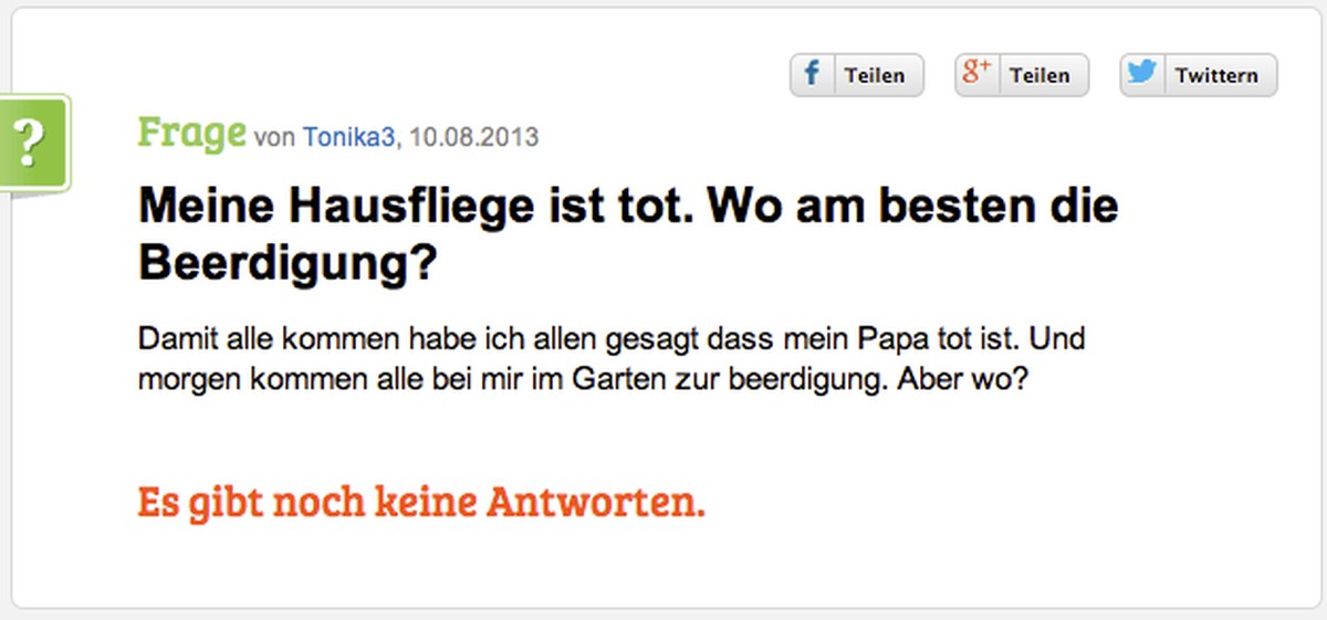 gute frage