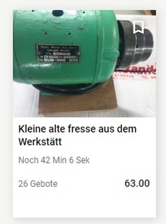 Hallo, het na öppert WC-Papier? LG, PICDUMP
1 x 1 Fresse für 1 dicken Huhn aus Werkstätt