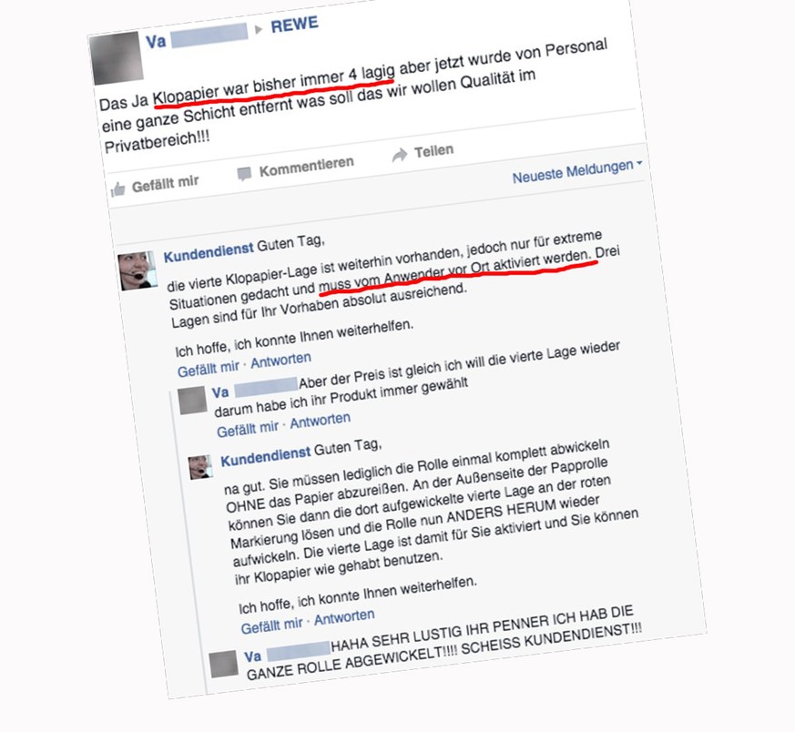 Dieser unverschämt witzige Fake-Kundendienst auf Facebook treibt Kunden (immer noch) zur Weissglut