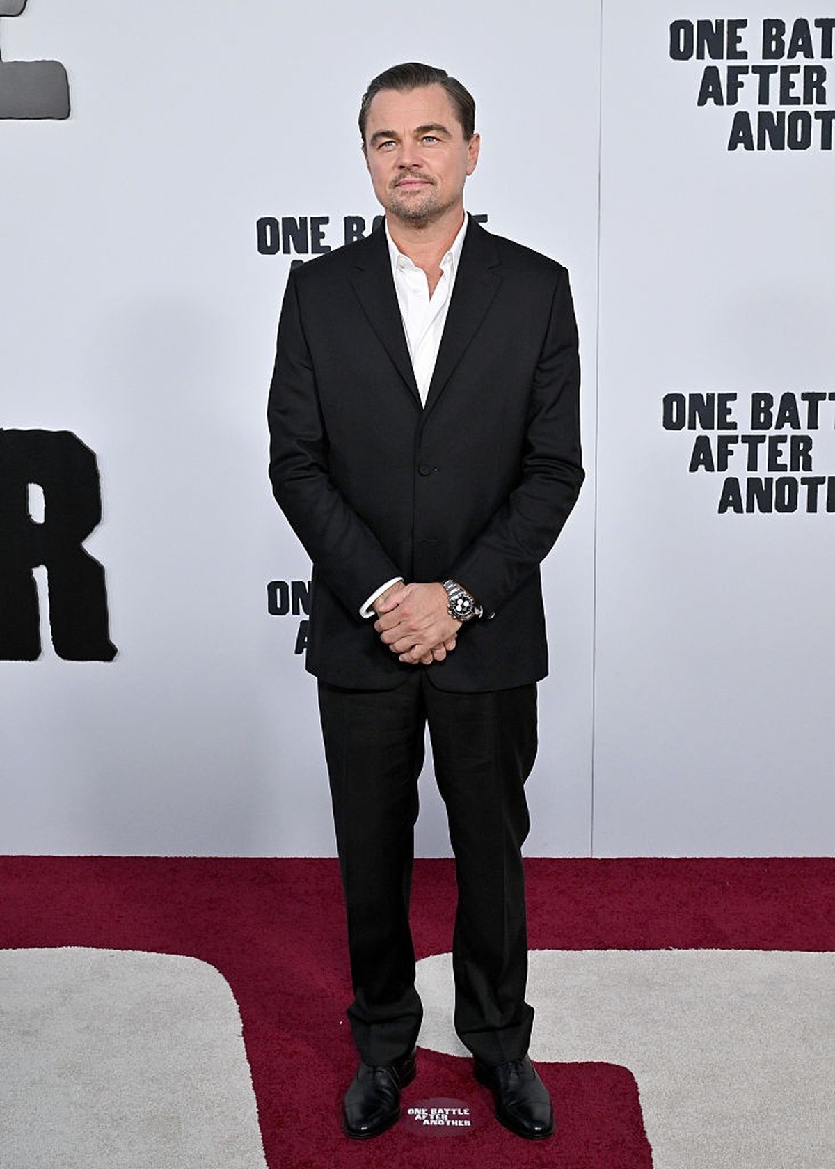 HOLLYWOOD, CALIFORNIA - SEPTEMBER 08: Leonardo DiCaprio attends the World Premiere of Warner Bros. "One Battle After Another" at TCL Chinese Theatre on September 08, 2025 in Hollywood, Calif ...