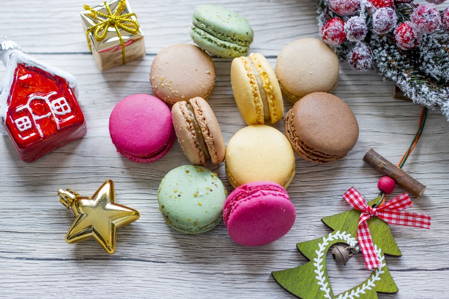 macarons frankreich guetzli essen food süss dessert weihnachten xmas