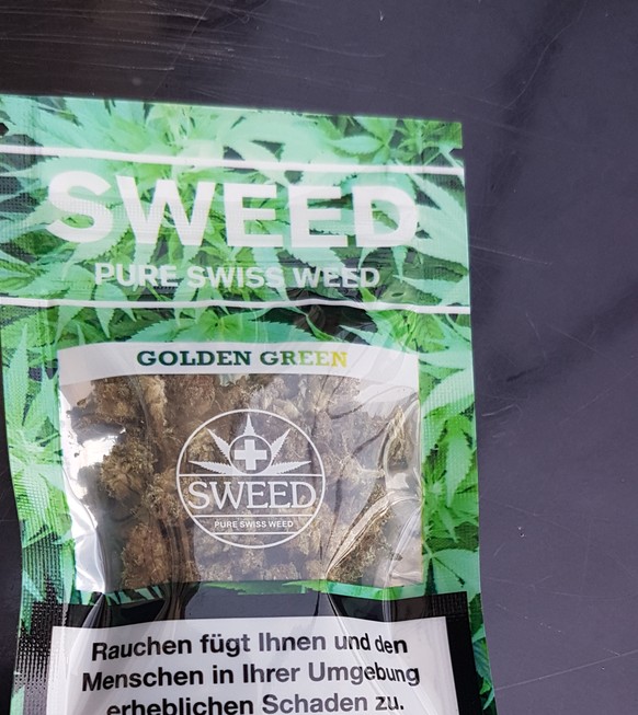 Zwei Gramm CBD-Gras: Am Kiosk für 24 Franken erhältlich.