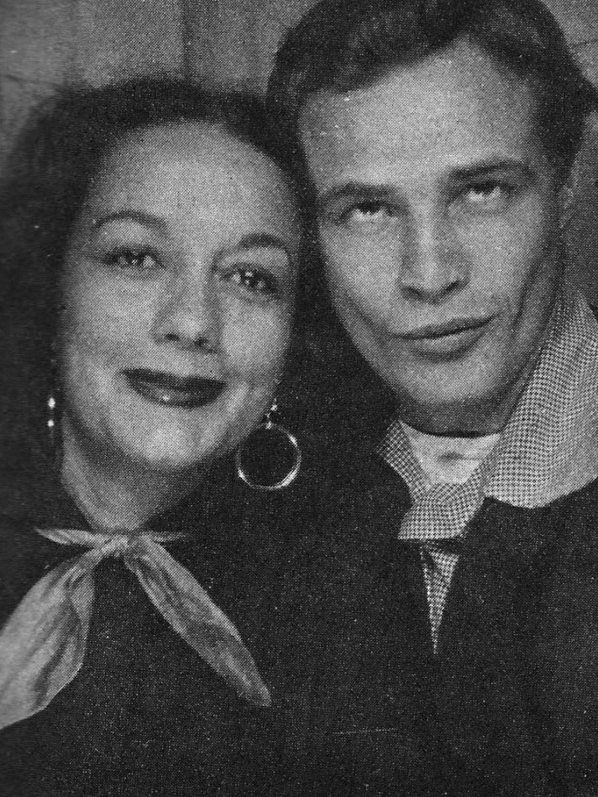 Marlon Brando and Mexican-American actress Movita Castaneda
Circa 1955–1956 A photobooth in Los Angeles, California.

Movita Castaneda was an actress who first rose to fame playing Tehkani in the orig ...