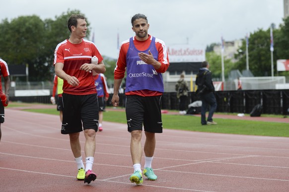 Verdienen bei Cina das Prädikat Weltklasse: Stephan Lichtsteiner und Ricardo Rodriguez.