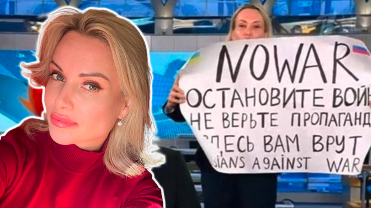 La journaliste avait fait irruption dans un journal télévisé pro-Kremlin en mars dernier.