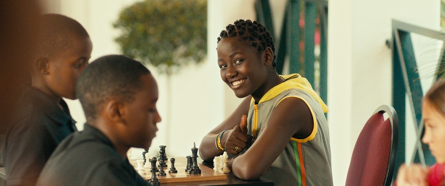 In this image released by Disney, Madina Nalwanga appears in a scene from &quot;Queen of Katwe.&quot; (Edward Echwalu/Disney via AP)