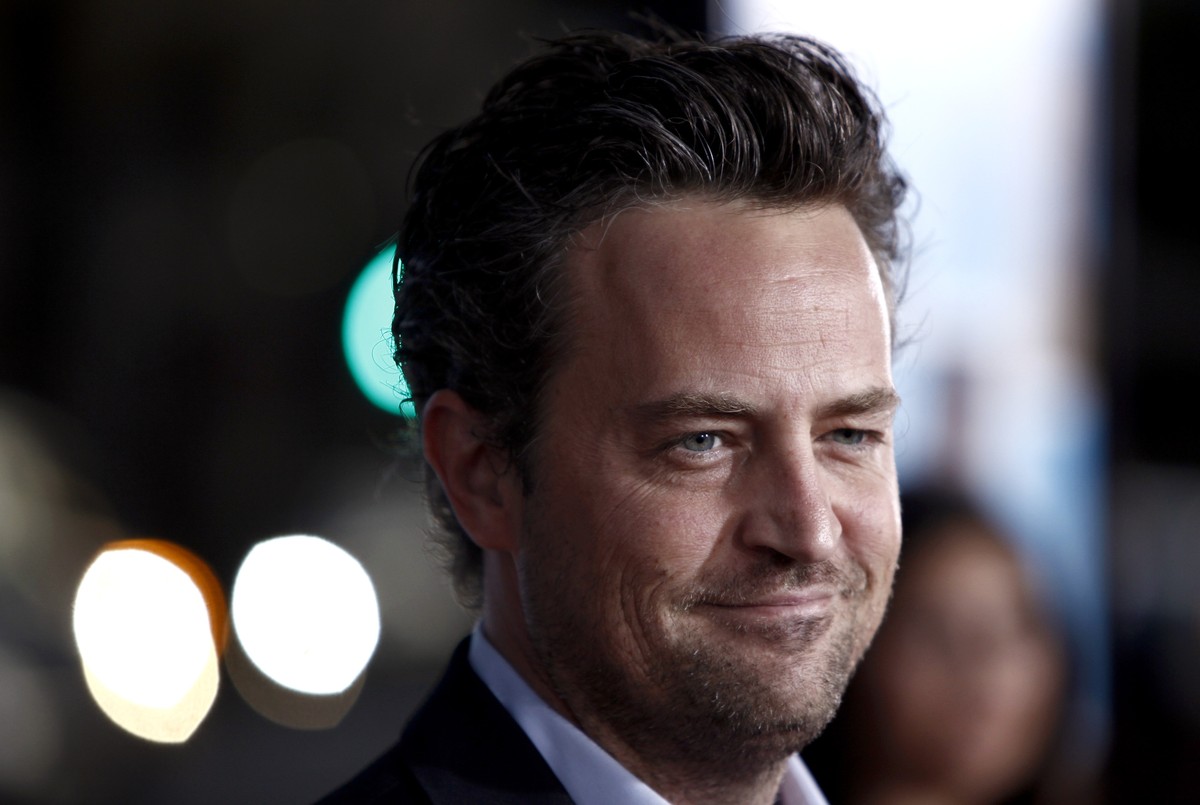 FILE - Matthew Perry arrives at the premiere of "The Invention of Lying" in Los Angeles on Sept. 21, 2009. Perry turns 53 on Aug. 19. (AP Photo/Matt Sayles, File)
Matthew Perry