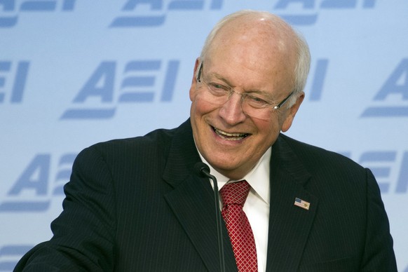FILE - In this Sept. 10, 2014, file photo, former Vice President Dick Cheney speaks at the American Enterprise Institute (AEI) in Washington. Newly declassified documents show that a quarter-century a ...