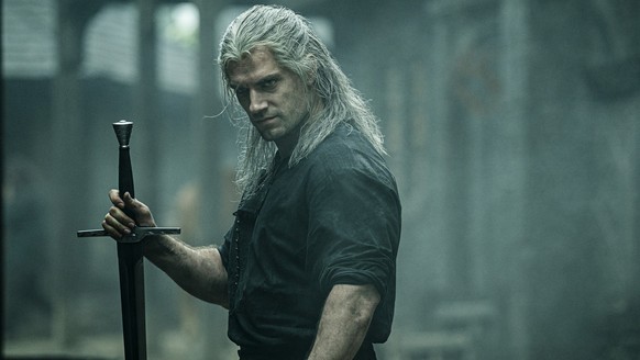 This image released by Netflix shows Henry Cavill in a scene from &quot;The Witcher,&quot; premiering on Netflix on Dec. 20. (Katalin Vermes/Netflix via AP)