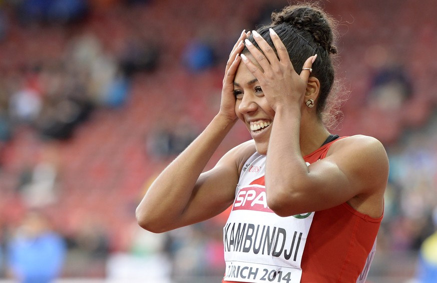 Das Poster-Girl der Schweizer Leichtathletik: Sprinterin Mujinga Kambundji.