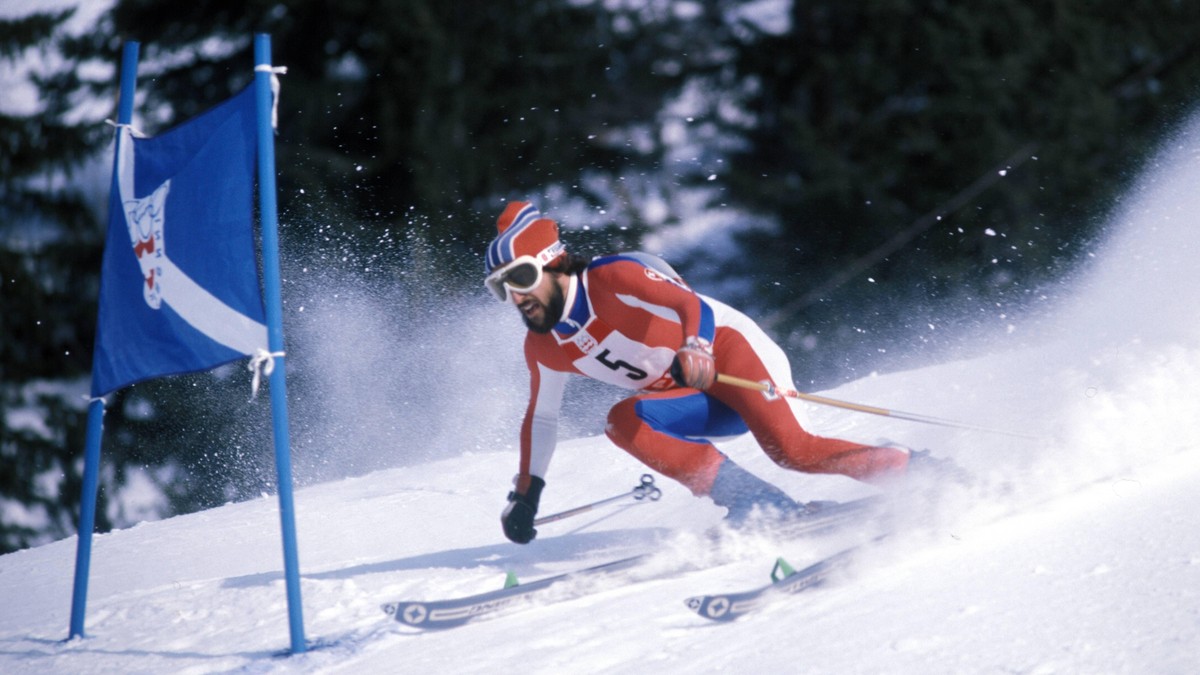 Olympische Winterspiele in Innsbruck, Riesenslalom der Herren: Heini Hemmi (Schweiz)

Olympic Winter Games in Innsbruck Giant slalom the men Heini Hemmi Switzerland