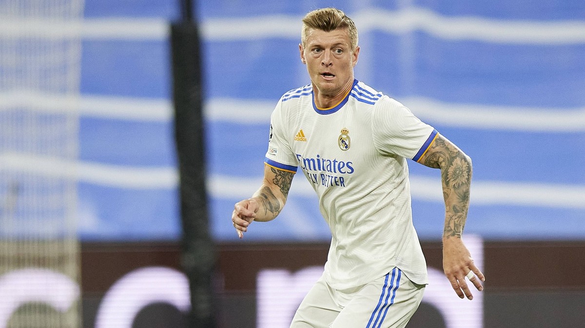 IMAGO / Pressinphoto

ESP: Real Madrid - Manchester City. UEFA Champions League. Semifinals. Toni Kroos of Real Madrid during the UEFA Champions League match between Real Madrid and Mancheaster City p ...