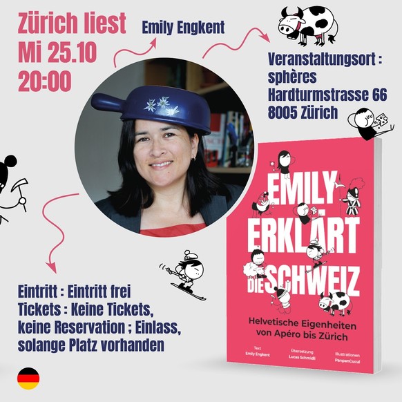 Buchtaufe Emily erklärt die Schweiz